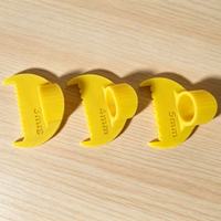 Kit de gabarits de couture D&D – Outil d'assistance pour surjet à la main, 3 tailles, accessoires de couture DIY pour points de bordure, en plastique portable jaune