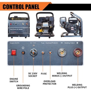 TieKeHan DC1kw <b>Gasoline</b> Welding Machine Outdoor TKH-270 Spot Welder Small Petrol <b>Generator</b> for Engineering for Tube Mill Lines - Product Image 3