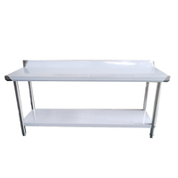 Banc de cuisine en acier inoxydable Guanbai 201/304, robuste, résistant à la corrosion, usage commercial, pliable