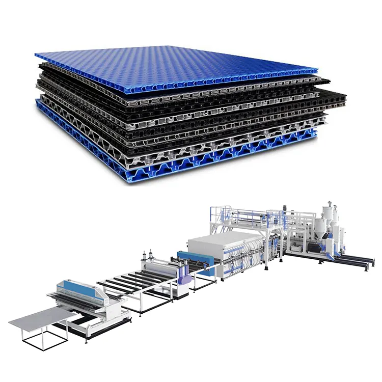 1300-2100mm width plastic PC hollow sheet making machine polycarbonate honeycomb roof extruder production line