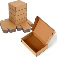 Boîte d'expédition en carton ondulé blanc pour emballage cadeau, idéale pour l'emballage et le stockage des produits des petites entreprises