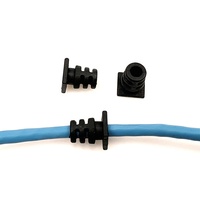 Passe-câble en PVC moulé par injection, non toxique, avec protection anti-tension, pour câble de 5 mm, protection fiable pour applications électriques industrielles