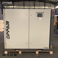 Compresseur d'air à vis industriel de haute qualité 55kw compresseur à vis à économie d'énergie compresseur d'extrémité d'air à Double/deux étages