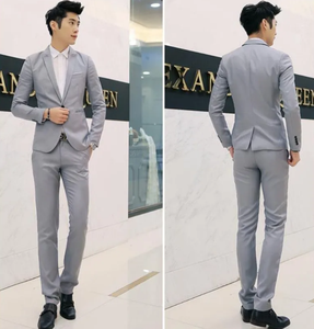 ชุดสูทผู้ชายไซส์ใหญ่ 3 ชิ้น ชุดแฟชั่นทรงเข้ารูปสำหรับธุรกิจและงานแต่งงาน ชุดเสื้อผ้าสำหรับงานแต่งงาน - Product Image 4