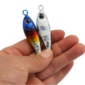 T23 3D baskı 40g tuzlu parlayan yavaş Pitch Jigs yapay Lures jig cazibesi olta iğnesi - Product Image 5