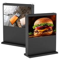 Lecteur publicitaire à écran vertical/horizontal 43 pouces 4K avec panneau solaire Android pour centres commerciaux, hôpitaux, hôtels, aéroports