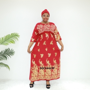 Vêtement musulman Ensemble abaya <span class=keywords><strong>3</strong></span> <span class=keywords><strong>pièces</strong></span> noir SGC24443F Vêtement camerounais abaya - Product Image 6