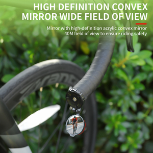Specchietti Bici da Manubrio Girevoli a 360 Gradi, Specchietti Retrovisori Convessi Grandangolari <span class=keywords><strong>per</strong></span> Estremità Manubrio - Product Image 4