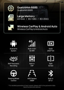 Radio Android para Auto para Audi A8 2010-2017 Qualcomm Pantalla Ultrafina <span class=keywords><strong>de</strong></span> 12.3'' Navegación GPS <span class=keywords><strong>Reproductor</strong></span> Multimedia 4G LTE WiFi DSP - Product Image 5