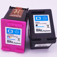 Kartrid Tinta Isi Ulang Kompatibel Premium 804 804 XL untuk Printer HP ENVY Photo 6220 6222 7120 7820