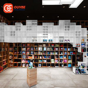 Bibliothèque classeur librairie décorations étagère à livres pour bibliothèque scolaire avec décoration végétale - Product Image 5