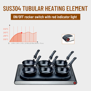 Giấy Chứng nhận chuyên Nghiệp Nhà điện <span class=keywords><strong>Pancake</strong></span> <span class=keywords><strong>Maker</strong></span> Crepe <span class=keywords><strong>Maker</strong></span> với chảo 1000W - Product Image 5