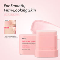 Stick Baume Multi-Usages Éclat Rose PDRN à la Vitamine pour Soin Visage, Personnalisable avec Logo Privé OEM