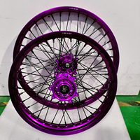Ensemble de roues Sur Ron Ultra Bee Aftermarket pour 79Bike Falcon et Talaria MX3 MX4 Avant 21 X 1.6 Arrière 18 X 2.15