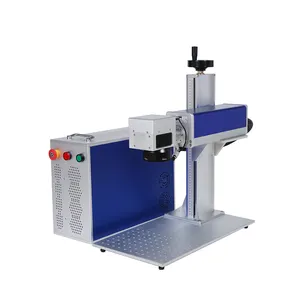 L'usine vend directement la machine de marquage de gravure laser à fibre statique de bureau à haute efficacité