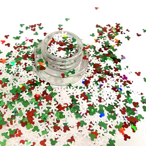 Venta al por mayor BABYSBREATH Christmas Glitter Mix Color PET Chunky Glitter Nail Art Crafts 0,01mm-6,0mm Tamaño MOQ 1kg - Product Image 5