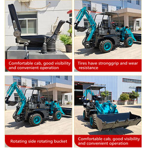 EBL08-12 de chargeuse sur pneus à usage intensif, pelle rétrocaveuse à circuit d'huile auxiliaire à usage multiple, moteur à haut rendement à faible entretien - Product Image 4