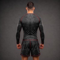 Rashguard personnalisé sublimé pour hommes et femmes, sans kimono, pour Jiu Jitsu, MMA, maillot de compression, fabricant de rashguards pour équipes d'académies