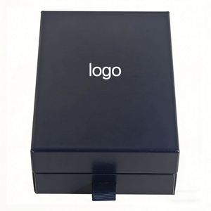 Factory Direct Customizable Free Design Navy Blue Paper Drawer <b>Box</b> Sturdy Ideal for Jewelry & Watch <b>Gift</b> Packaging - Product Image 2