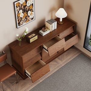 Armoire de rangement latérale moderne de style mi-siècle, de luxe, européenne, en bois massif, écologique, avec tiroirs, pour personnaliser l'<span class=keywords><strong>ancien</strong></span> meuble de rangement. - Product Image 6