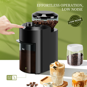 Nouveau moulin à café électrique à meules plates - 28 réglages de <span class=keywords><strong>mouture</strong></span> précis réglables - Capacité de 80 g - Moulin à expresso professionnel pour la maison - Product Image 4