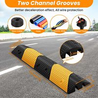 Bosses de vitesse en caoutchouc Boulon Pointes Ancres Capacité de charge 66000 LBS Vitesse Humps pour asphalte Allée