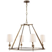 XZ sala de estar Vintage latón antiguo cobre decoración larga vela lámpara colgante Led colgante cocina candelabro luz de techo