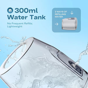 Irrigateur buccal portable sans fil rechargeable étanche avec 4 embouts 2 modes pour les <span class=keywords><strong>gencives</strong></span> <span class=keywords><strong>sensibles</strong></span> - Product Image 5