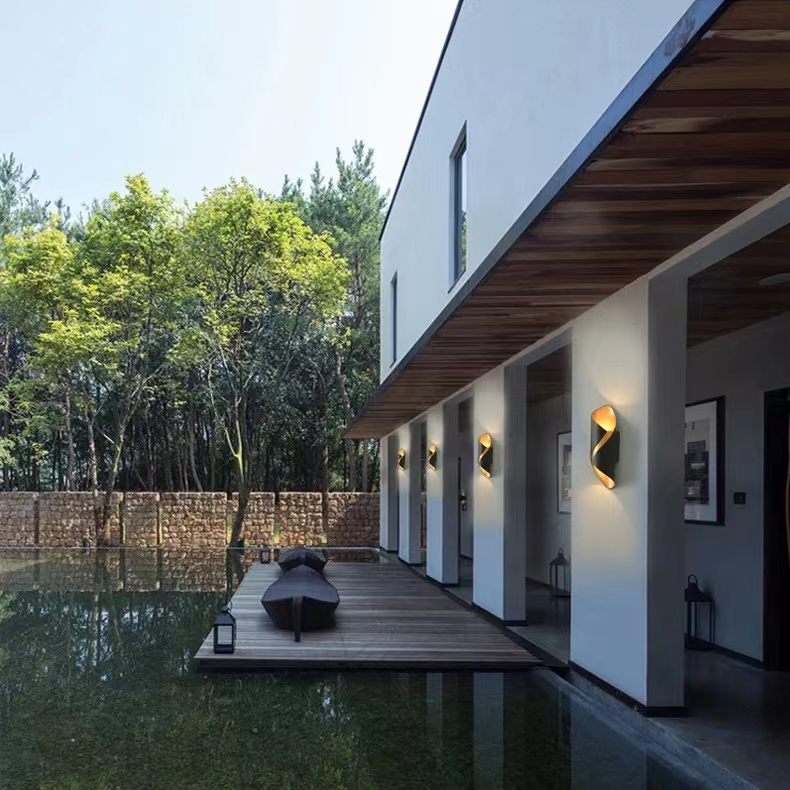 Modern LED Wall Light Garden Waterproof Aluminum Wall Lamp Fancy Lights Exterior 10W