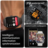 Reloj inteligente de seguimiento de salud para mujeres con frecuencia cardíaca y presión arterial Smartwatch P86