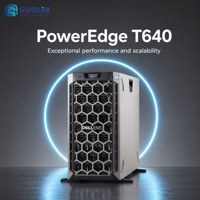 Tour convertible 5U d'occasion, double socket, grand stockage, extension PCIe, configuration personnalisée pour laboratoire domestique, NAS, PowerEdge T640
