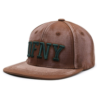 Gorra de Moda Unisex Hip Hop Vintage con Visera Plana, 6 Paneles, Logotipo Personalizado, Letra Bordada en 3D, Gorra Snapback Lavada para Fiesta