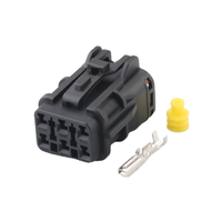 DJ7061Y-2-21 Connecteur adaptateur fil-fil automobile 6 broches femelle à contact en laiton pour prise de feu arrière étanche