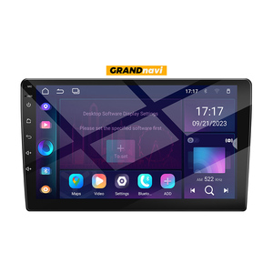 Grandnavi 9 inch GPS navigation 2 DIN đôi DIN phổ không dây Carplay <span class=keywords><strong>Android</strong></span> Auto FM AM xe Đài phát thanh stereo DVR hỗ trợ - Product Image 1