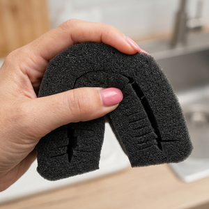 Éponge de nettoyage découpée sur mesure en gros pour fabricants, éponge en mousse poreuse et élastique de forme personnalisée pour outils de nettoyage de cuisine - Product Image 2