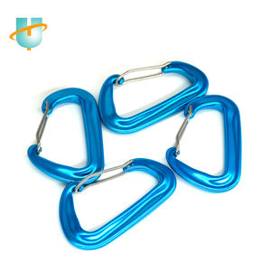 ล็อคอัตโนมัติ <span class=keywords><strong>Rock</strong></span> <span class=keywords><strong>Climbing</strong></span> <span class=keywords><strong>Carabiner</strong></span> คลิป CE Certified 12kn/5KN Heavy Duty Carabiners - Product Image 6