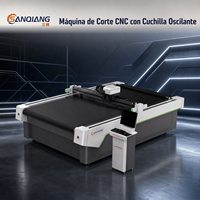 Cutter CNC à lame oscillante pour tissu et textile 1600x2500mm avec table à vide