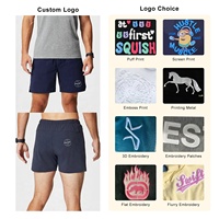 Shorts de sport mi-longs pour homme en nylon respirant, léger, élastique, à séchage rapide, avec cordon de serrage dissimulé, personnalisables pour l'été