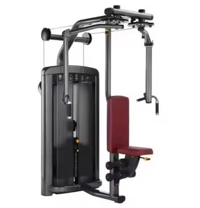 Máquina de fuerza Pectoral/<span class=keywords><strong>Dorsal</strong></span> Muscle Trainer con construcción de metal para tríceps y ejercicio físico integral - Product Image 2