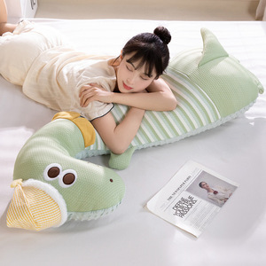 Peluche <span class=keywords><strong>Dinosaure</strong></span> Vert à Col Long Personnalisée OEM/ODM, Mascotte Amusante, Coussin Doux en Peluche pour Cadeau Promotionnel d'Entreprise - Product Image 5