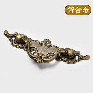 European Style Zinc Alloy Drawer Handle <b>Antique</b> Bronze 109mm Novelty Shape Easy Installation - Product Image 4