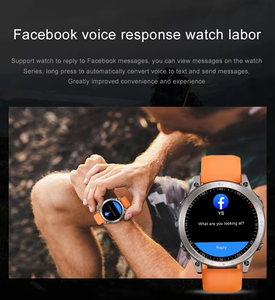 Montre connectée d'extérieur avec écran tactile, lampe <span class=keywords><strong>de</strong></span> poche, suivi sportif et <span class=keywords><strong>de</strong></span> forme physique, assistant vocal, rappel <span class=keywords><strong>de</strong></span> messages pour hommes - Product Image 3