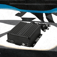 Caméra de sécurité pour véhicule avec enregistreur vidéo mobile DVR pour camion GPS 4G WiFi - 4 canaux 1080P AHD avec H.264 et surveillance à distance