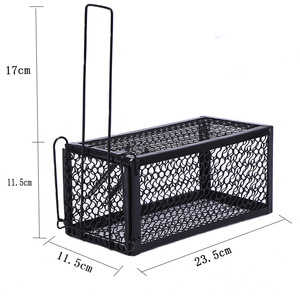 Trampa para Ratones de Metal Reutilizable para Interiores y Exteriores, Jaula para Ratones, Trampa para Ratas, Embalaje en Caja, 0.6 kg - Product Image 2