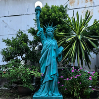 Sculptures personnalisées en fibre de verre, figurines décoratives occidentales, sculptures en résine, trophées, Statue de la Liberté, USA et Europe