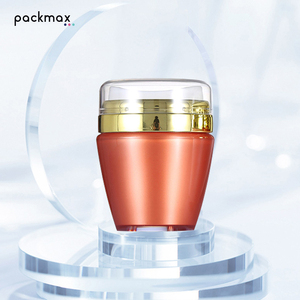30g jar-shaped acrylic airless <b>pump</b> bottle refillable serum face cream press dispenser - Product Image 1