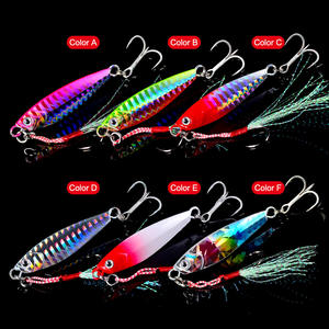Leurre de pêche TOPIND Lead Jigging 7G-30G avec hameçon triple BKB Blood, œil 3D, 6 couleurs disponibles pour la pêche en rivière, lac et ruisseau - Product Image 4
