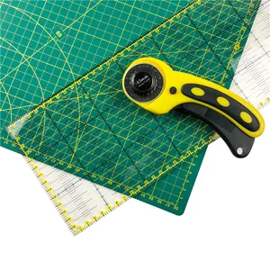 Workpro — kit de tapis de coupe rotatif A2, avec tapis A2 de guérison automatique, règle antidérapante de 6 "x 12", lame rotative de 45MM