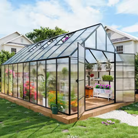 Serre solaire extérieure en aluminium pour solarium en verre haut de gamme