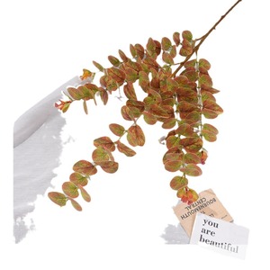 Rama de Hojas Artificiales de Árbol del Dinero de 5 Pétalos, Verde, de 30cm-100cm, Plástico, Decoración para Bodas, Arreglos Florales - Product Image 5